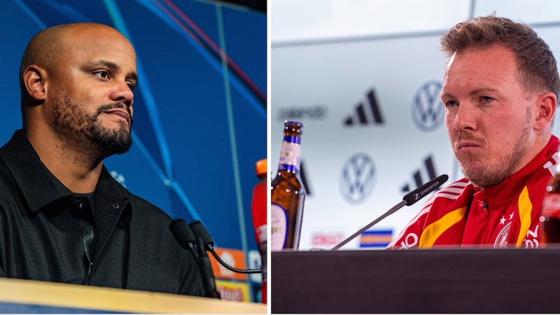 Bei drei Punkten hinkt Nagelsmann gegen Kompany hinterher – für einen kann er nichts