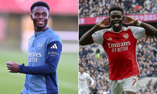 Arsenal star Bukayo Saka reveals the unusual breakfast he would have every morning as a child - and admits he would never eat it today