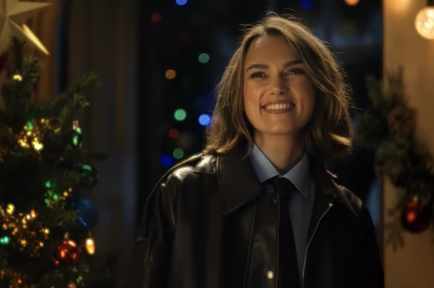 Shop Keira Knightley’s chic chocolate brown bomber jacket from hit Waitrose Christmas ad