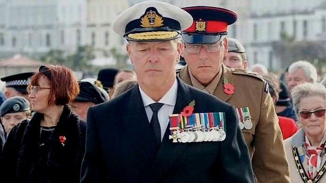 ‘Fake admiral’ who blagged his way into remembrance ceremony is arrested