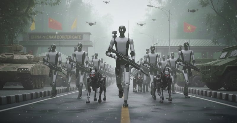Ölümsüz askerler göreve başlıyor! Çin, insanoid robot ordusunu sınıra yerleştirdi