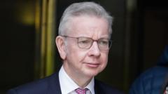 Gove apologises after Covid report alleges 'toxic' culture in No 10 during pandemic