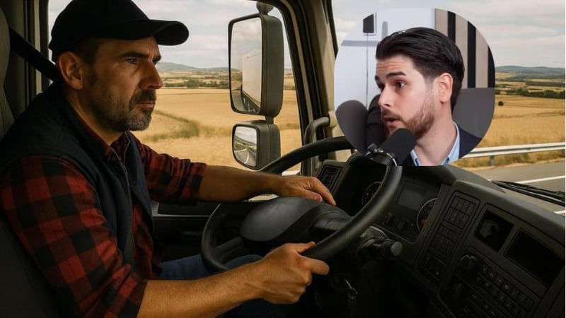 Jorge, empresario, revela un dato sorprendente sobre sus camioneros internacionales: “Solo por pisar un barco ya se llevan…”