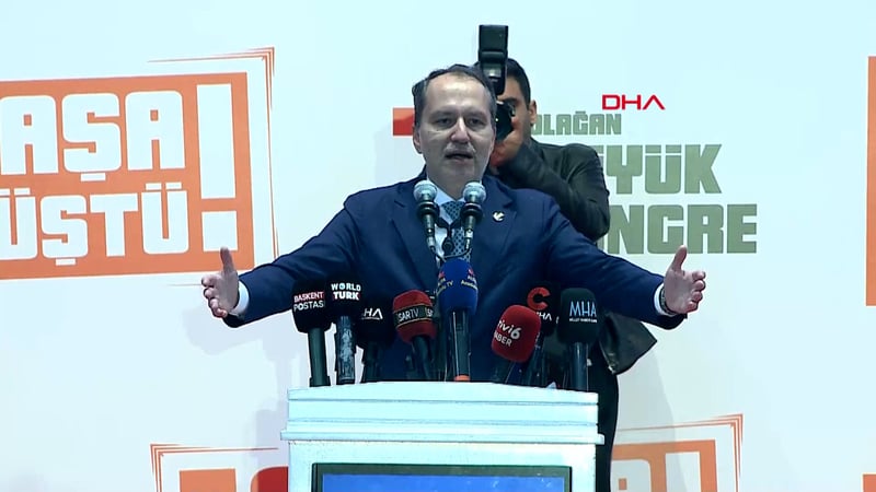 Yeniden Refah Partisi Genel Başkanı Fatih Erbakan: Türkiye'yi yeniden yaşanabilir kılacağız