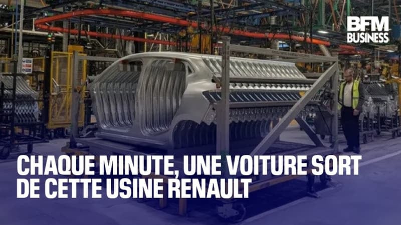 Chaque minute, une voiture sort de cette usine Renault