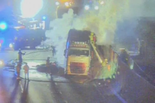 M4 traffic LIVE: Chaos as HGV catches fire and motorway closed