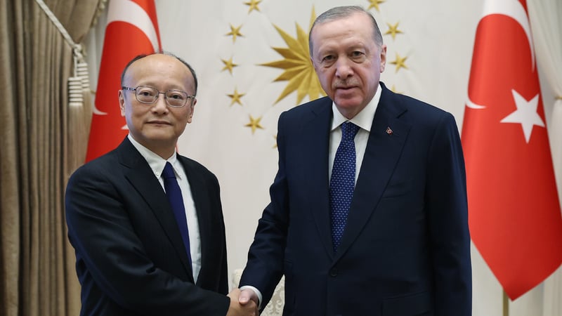 Cumhurbaşkanı Erdoğan, Asya Kalkınma Bankası Başkanı Masato Kanda'yı kabul etti