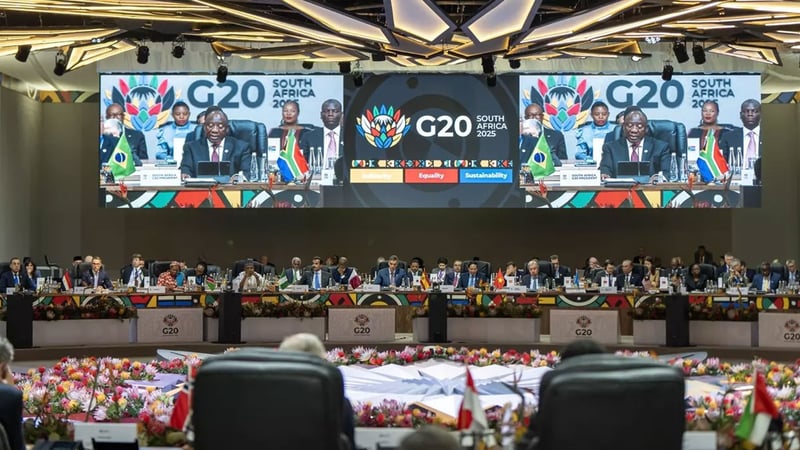 Güney Afrika'daki G20 Zirvesi'nde dönem başkanlığı devir teslim töreni yapılmadı