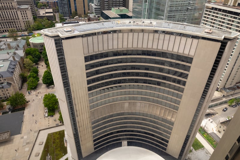 City of Toronto investigating incident where snowplow drove through protesters