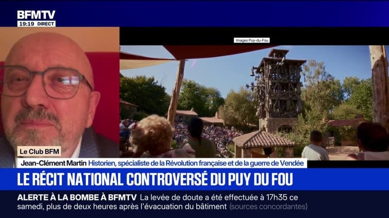 Un récit national controversé du Puy du Fou: "Le parc exacerbe le débat", explique Jean-Clément Martin, historien
