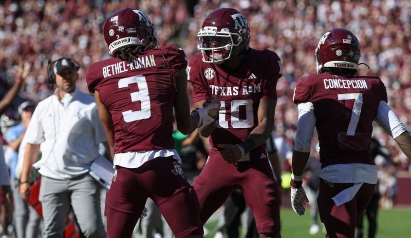 No. 3 Texas A&M completes biggest comeback in school history to remain undefeated
