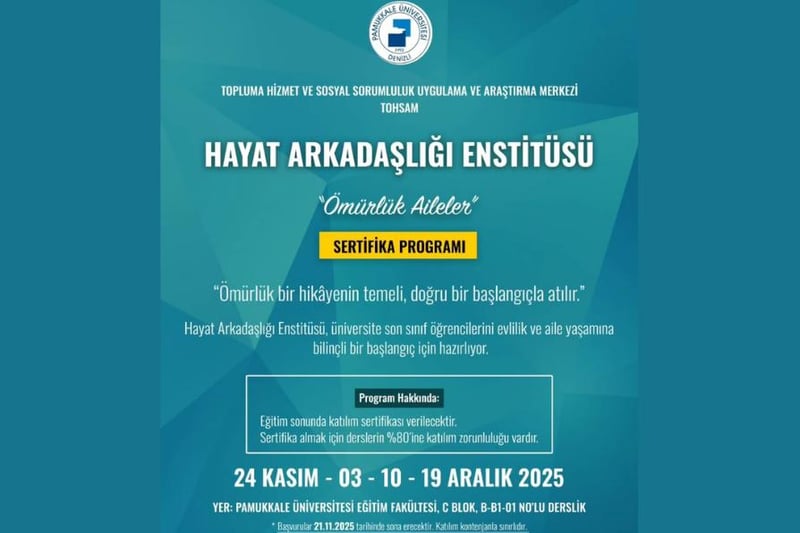 Üniversitelerde bilim yerine iktidarın ideolojisi yeniden üretiliyor: PAÜ’de "Ömürlük aileler" vaadiyle "Hayat Arkadaşlığı Enstitüsü"