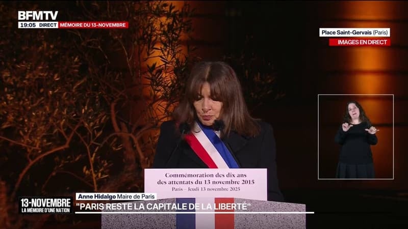 13-Novembre: "Fluctuat nec mergitur, cette devise, c'est notre boussole", affirme Anne Hidalgo