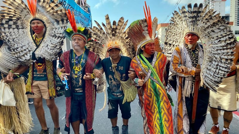Erderwärmung: Großdemonstration beim Klimagipfel in Brasilien