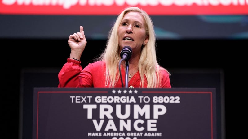 Rechte Abgeordnete: Nach Streit mit Trump: Hardlinerin Greene legt Amt nieder