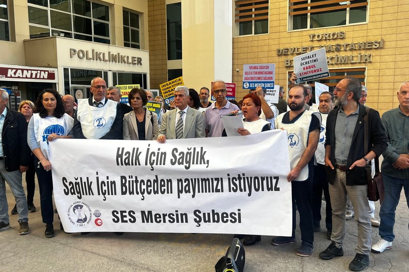 SES Mersin Şubesinden bütçeye tepki: "Bütçe halkın değil şirketlerin ihtiyaçlarına göre hazırlanmış"