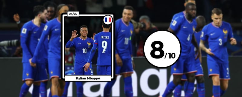 Les notes des Bleus contre l’Ukraine : Mbappé et Olise aux deux visages, éternel Kanté, Cherki discret