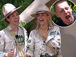 Vogue Williams and Tom Read Wilson finally enter the I'm A Celeb camp as Aitch is left with tears in his eyes after spitting out four fish eyeballs as he fails to secure any stars
