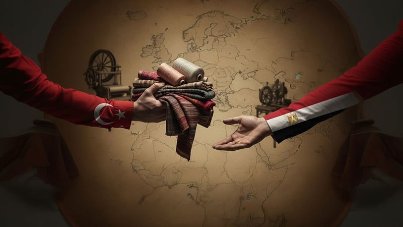 Türkiye, tekstil gücünü kendi elleriyle Mısır'a teslim etti!