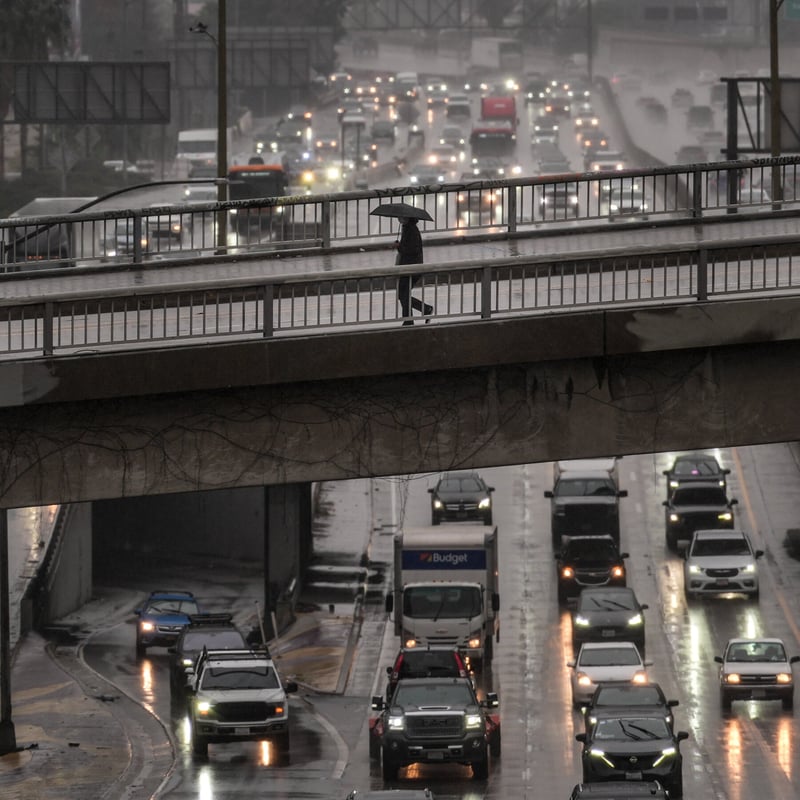 Southern California Storm Forecast to Bring Heavy Rain and Flood Risk