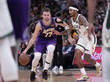 Basketball: NBA: Doncic führt Lakers zu Sieg in Milwaukee