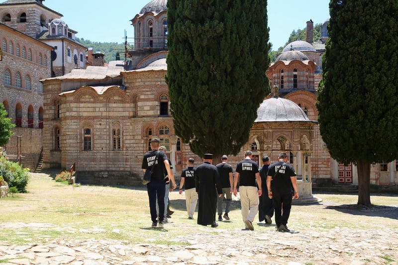 Au Mont Athos, les soldats ukrainiens tentent de guérir et de « retrouver leur place parmi les hommes »