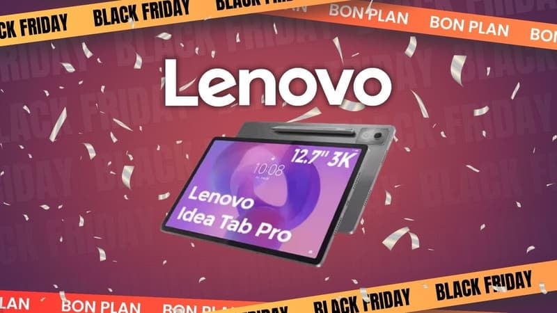 Le Black Friday détruit le prix de ces 5 tablettes tactiles Lenovo : les internautes sont conquis