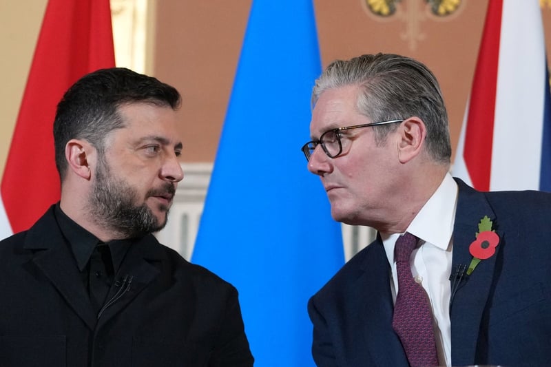 Ukraine’s allies rally around Zelensky ahead of crunch talks as Trump offers lifeline to Kyiv