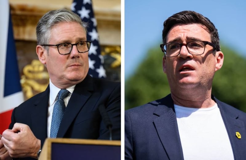 Double blow for Starmer as Burnham refuses to rule out leadership challenge and PM popularity hits record low