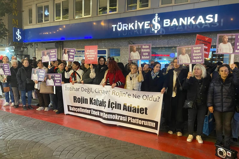 Bahçelievler Emek ve Demokrasi Platformu: “Rojin için adalet, hepimiz için adalettir”