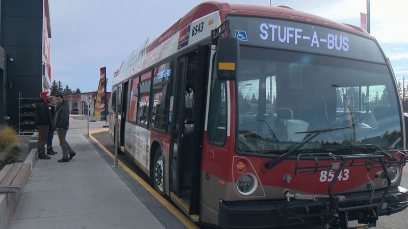 Annual Stuff A Bus helps address growing need at Calgary Food Bank