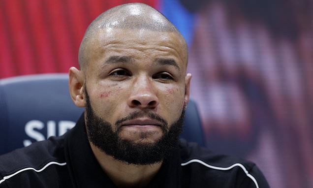 Chris Eubank Jr scolds his promoter amid fear he'll give away his secret after storming out of post-fight press conference
