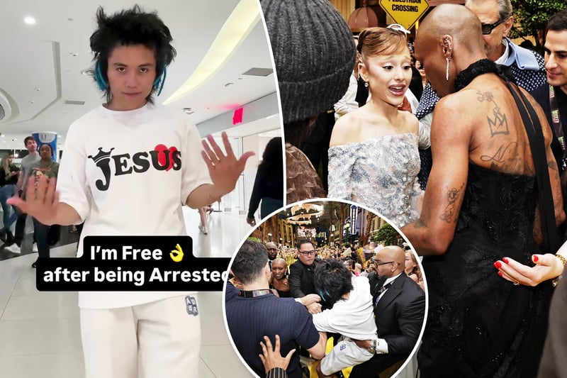 Man who grabbed Ariana Grande on ‘Wicked: For Good’ red carpet charged