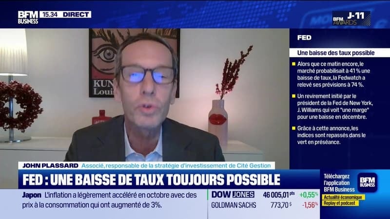 USA Today : Fed, une baisse de taux toujours possible, par John Plassard - 21/11
