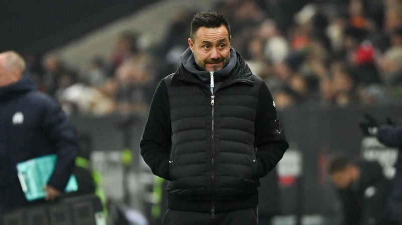 Ligue 1 : «On peut jouer beaucoup mieux», estime De Zerbi malgré le festival de l'OM à Nice