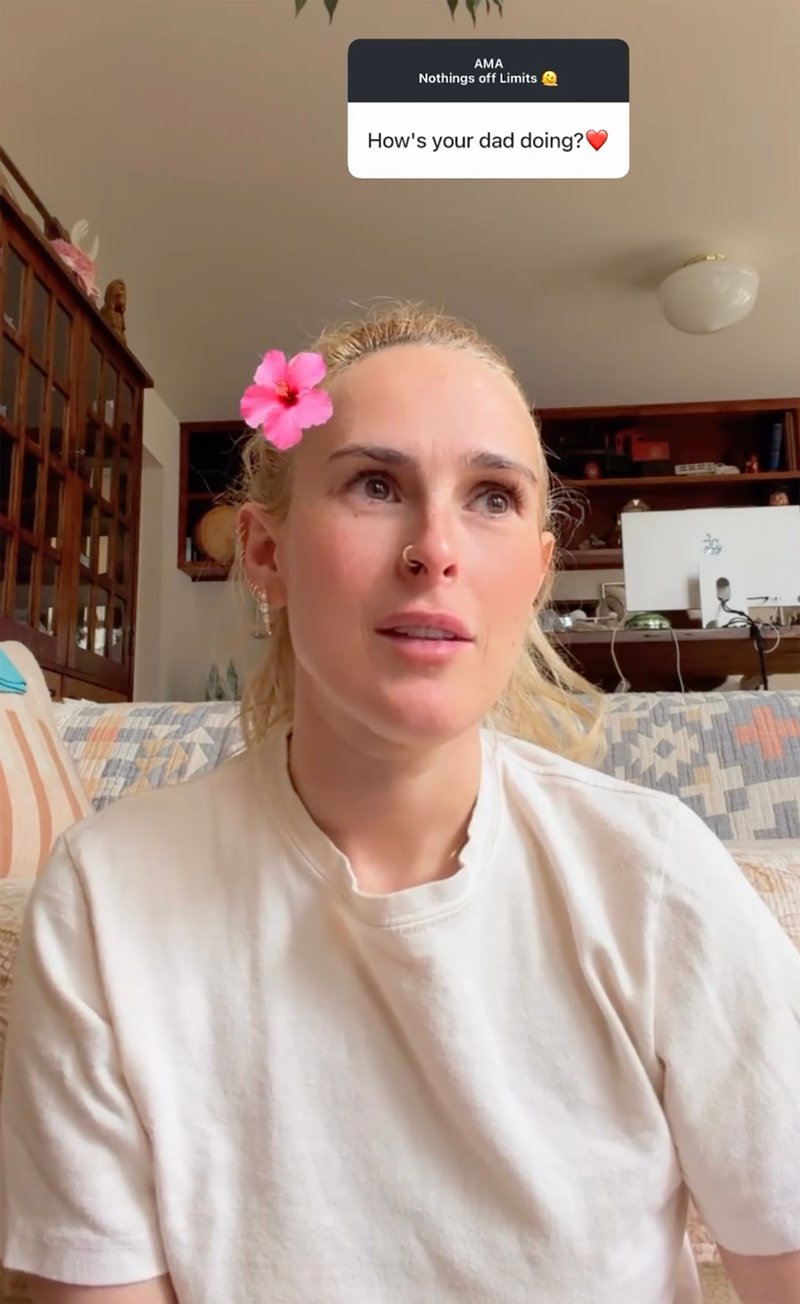 Rumer Willis gives heartbreaking update on dad Bruce’s dementia battle: ‘Not doing great’