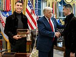 Revealed: The stunning personal gift Donald Trump gave Cristiano Ronaldo at the White House saved for his most special guests