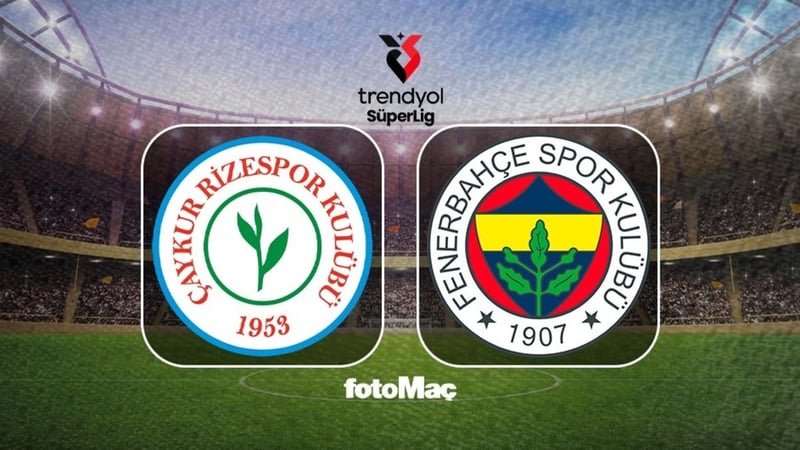 Çaykur Rizespor - Fenerbahçe maçı CANLI