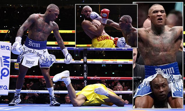 Conor Benn roars to rampant win over lethargic Chris Eubank Jr to claim family's first win in 35-year feud - as ferocious final round saves bitter rematch from anti-climax after Tottenham crowd booed one-way fight