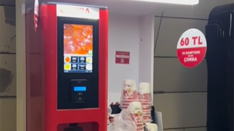 Krizin fotoğrafı çorba otomatları