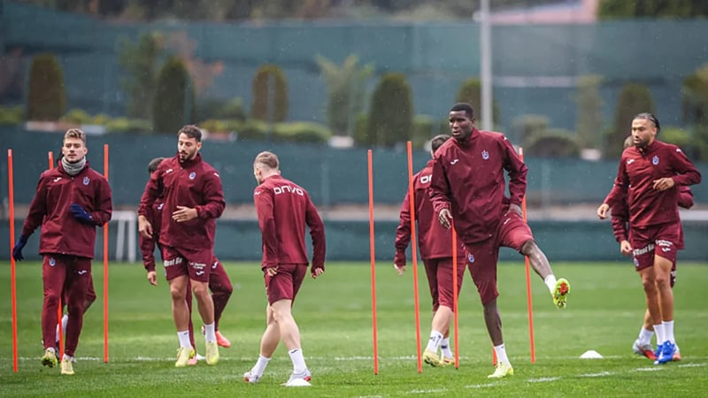 Trabzonspor, Başakşehir maçı hazırlıklarını sürdürdü