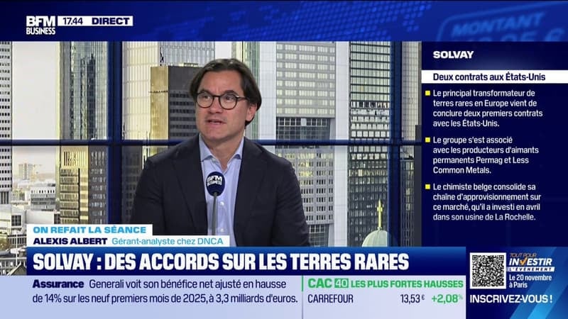 Solvay : des accords sur les terres rares