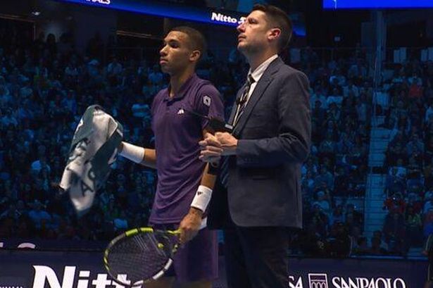 ATP Finals match halted for 'medical emergency' as umpire takes action on court