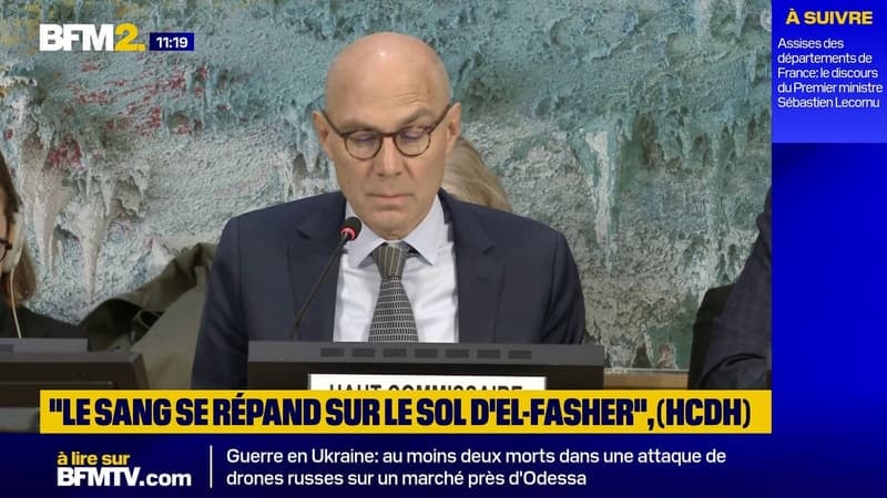 Guerre au Soudan: "Le sang se répand sur le sol d'el-Fasher. On le voit depuis l'espace", accuse Volker Türk, Haut-Commissaire aux Nations unies