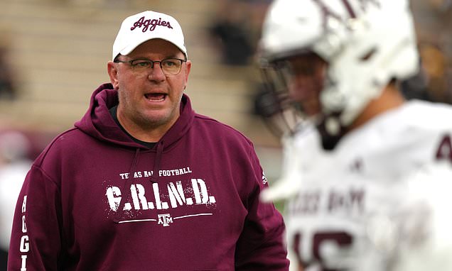 Texas A&M coach Mike Elko closing in on eyewatering $11m-a-year contract extension after historic 9-0 start