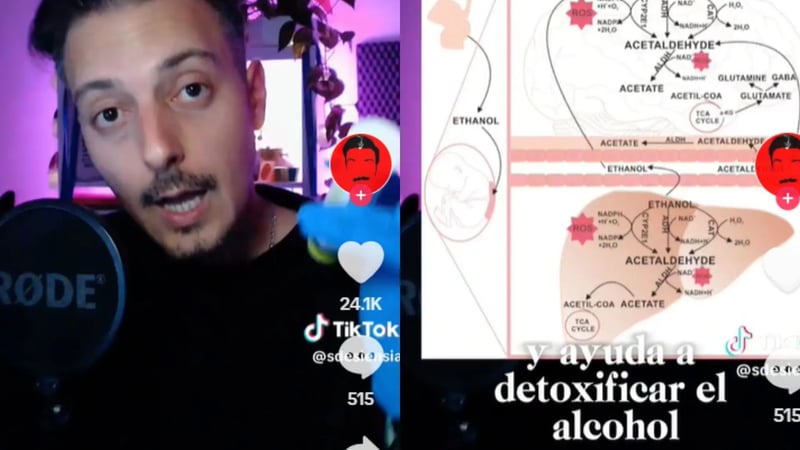 Un bioquímico explica cómo mitigar la resaca del alcohol: "Mira a ver si tienes esto en casa"