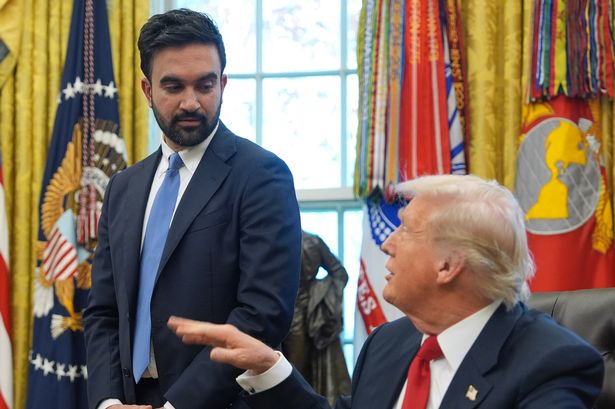 Donald Trump branded a fascist to his face by Zohran Mamdani - and he sits there and smiles