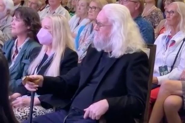 Sir Billy Connolly receives lifetime achievement award at a film festival in Florida