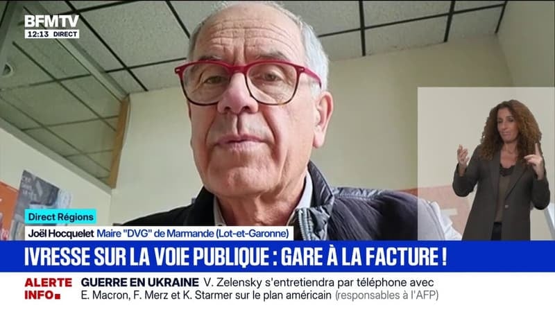 "Le but est d'être dissuasif": Joël Hocquelet, maire "DVG" de Marmande (Lot-et-Garonne), évoque son dispositif d'amende supplémentaire pour les personnes arrêtées en état d'ivresse