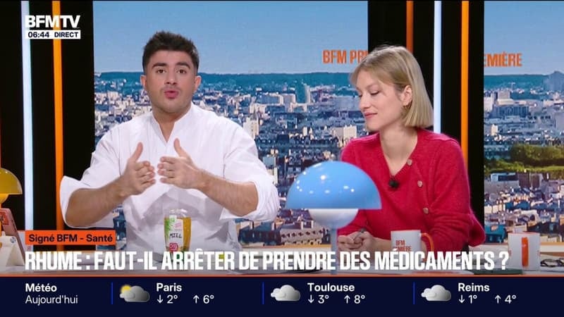 SIGNÉ BFM - Faut-il prendre des médicaments en cas de rhume?